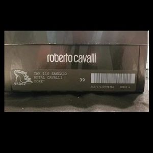 Sandali Roberto cavalli in Velluto Viola taglia 39 IT 40951896